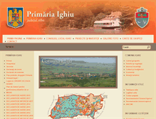 Tablet Screenshot of comunaighiu.ro